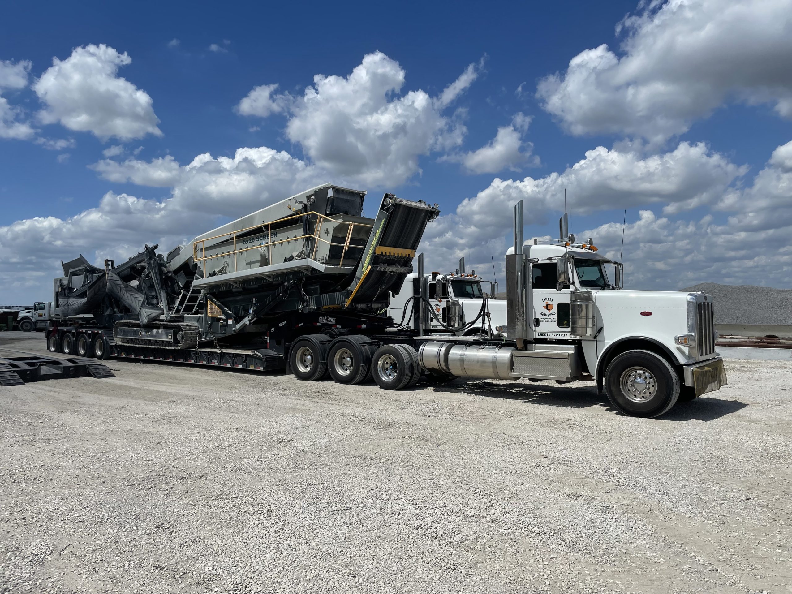 heavy machinery hauling